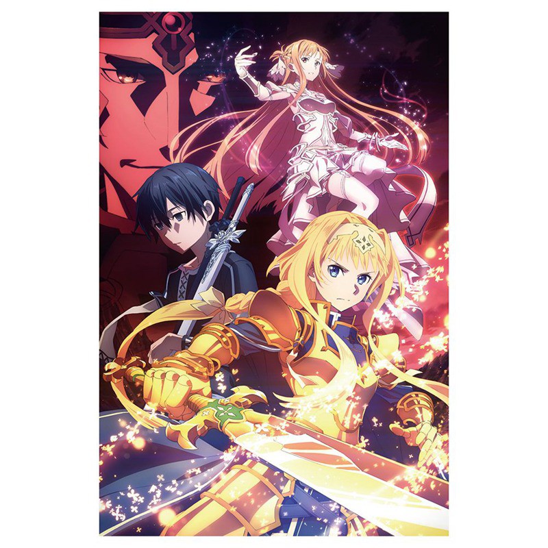 Sword Art Online Alicization War of Underworld Silk Poster Home Decor