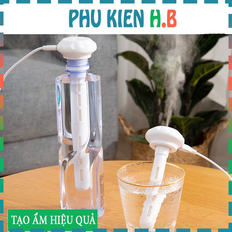 Máy tạo độ ẩm phun sương - Máy tạo hơi nước xông tinh dầu - Tạo độ ẩm phòng ngủ, phòng làm việc - Phụ Kiện HB