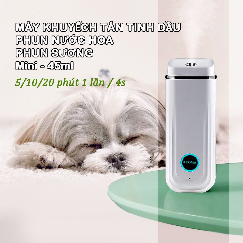 Máy Khuếch Tán Tinh Dầu Xịt Thơm Phòng Phun Nước Hoa Phun Sương Tạo Ẩm Mini  Sạc Tích Điện