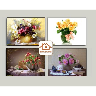 [HCM] Tranh Trang Trí  Phòng Ăn Nhà Bếp Tranh Treo Tường Tranh Canvas Trang Tráng Gương 1PA05