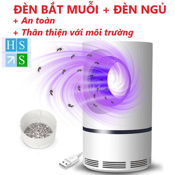 Đèn bắt muỗi thông minh thế hệ mới MOSQUITO , Đèn diệt côn trùng kiêm đèn ngủ , cắm cổng USB tiện lợi , tiết kiểm điện