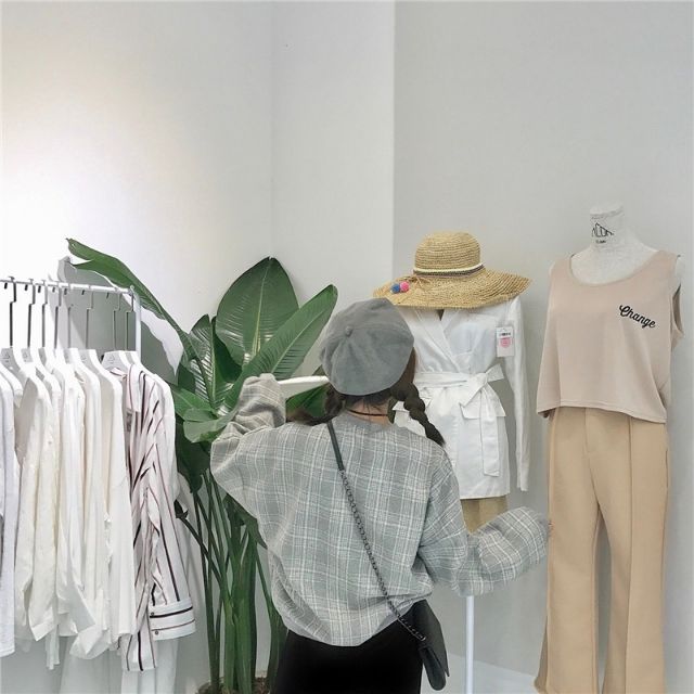 Hàng Sẵn_Áo ulzzang form rộng màu lưới tay phồng