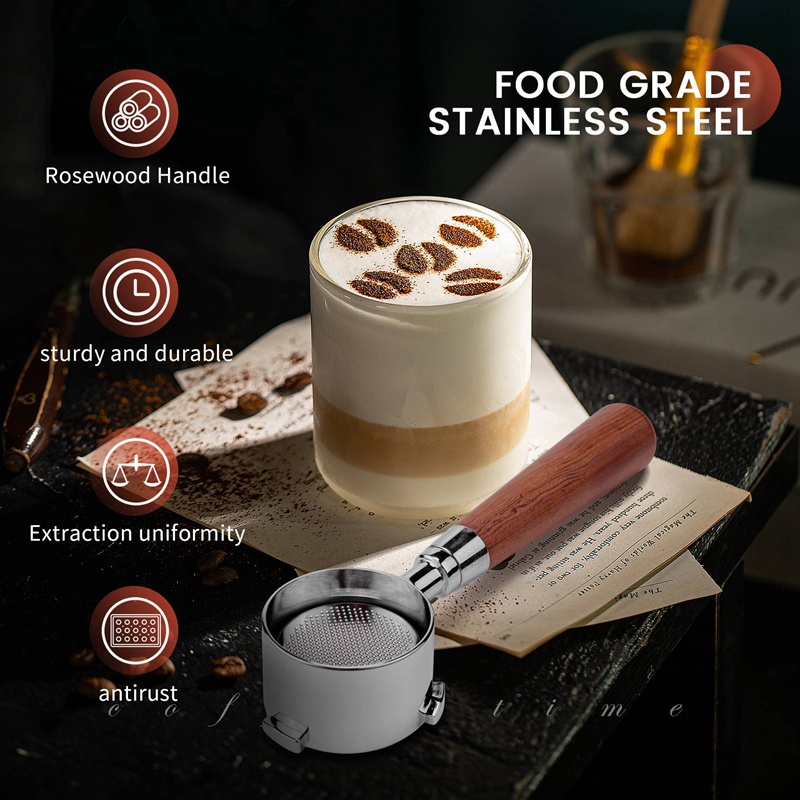 Bộ Lọc Chân Không Đáy 51mm 3 Tai Cho Máy Delonghi Espresso EC0680 Và EC0685 Kèm 1 Cốc Lọc