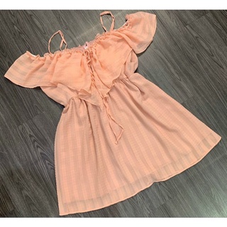 [BIGSIZE] Đầm Rớt Vai Xốp Sọc 𝟲𝟬𝗸𝗴 - 𝟵𝟬𝗸𝗴 (Bigsize Nguyễn Phi Phụng)