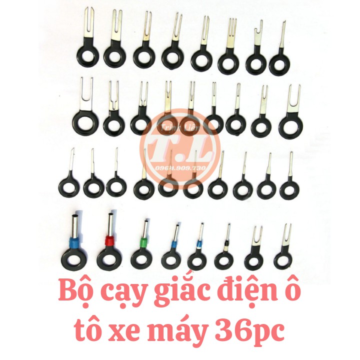 Bộ cậy giắc điện ô tô xe máy 36 chi tiết dụng cụ đồ nghề sửa chữa ô tô xe máy OTOX