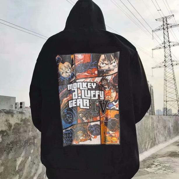 🎁 NEW 💥 Áo hoodie luffy gear 4 unisex đủ size NVH mẫu áo được yêu thích🧡