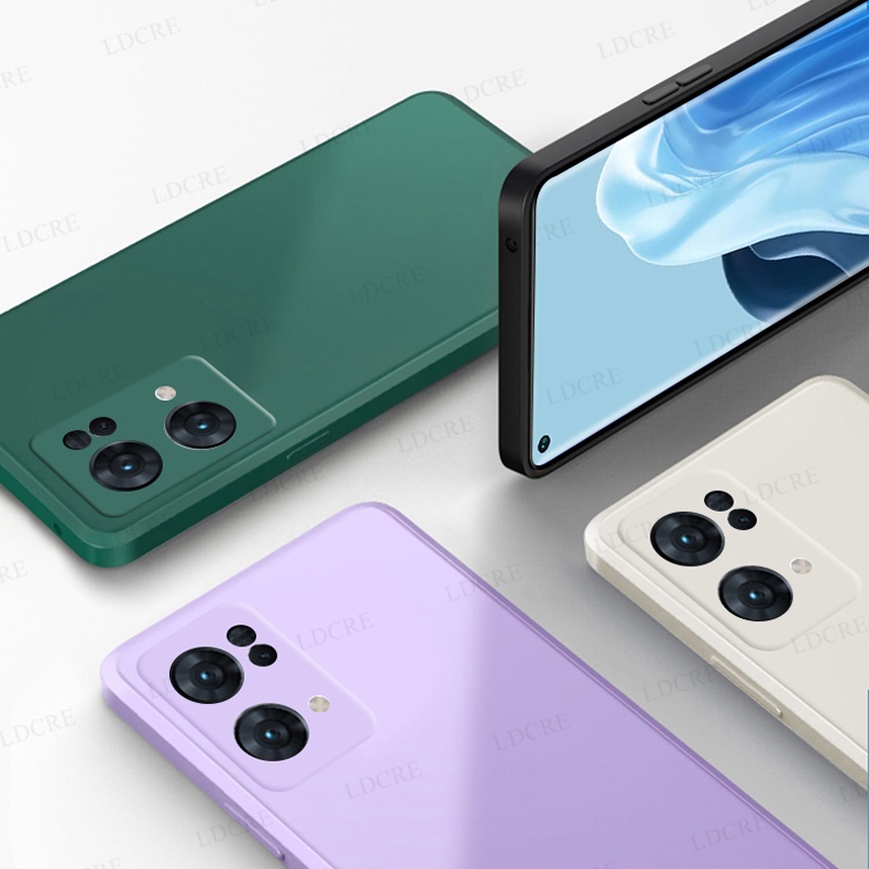 Ốp Điện Thoại Silicon Mềm Màu Trơn Chống Sốc Cho Oppo Reno7 Reno 7 Pro Z SE 7Z Reno7Z 5G