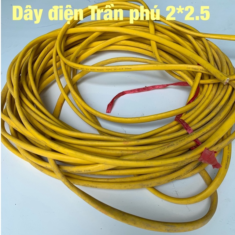 | THANH LÝ| Dây điện Trần Phú chính hãng lõi đồng - Dây điện 3 lõi cứng - Tùy chọn phân loại  - HÀNG TỐT
