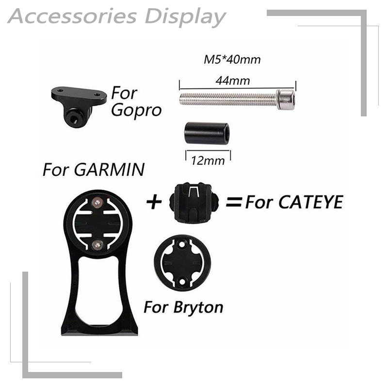 Giá đỡ máy tính 3 trong 1 gắn xe đạp cho Garmin Bryton Cateye Gopro
