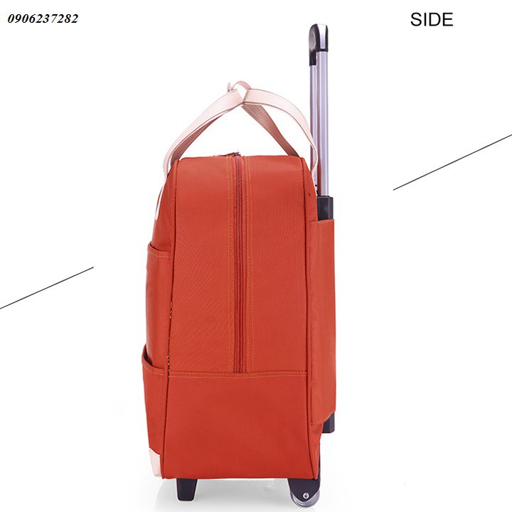 Sẵn Vali du lịch 20inch CÓ BÁNH XE KÉO TAY tặng kèm túi xách XXCLW RE0358 - vali kéo 20inch