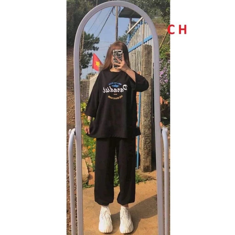 Bộ áo POR+quần bom chun gấu CH12