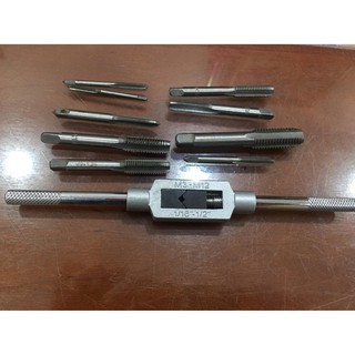 bộ tay quay taro tạo ren trong 10 chi tiết M3-M12