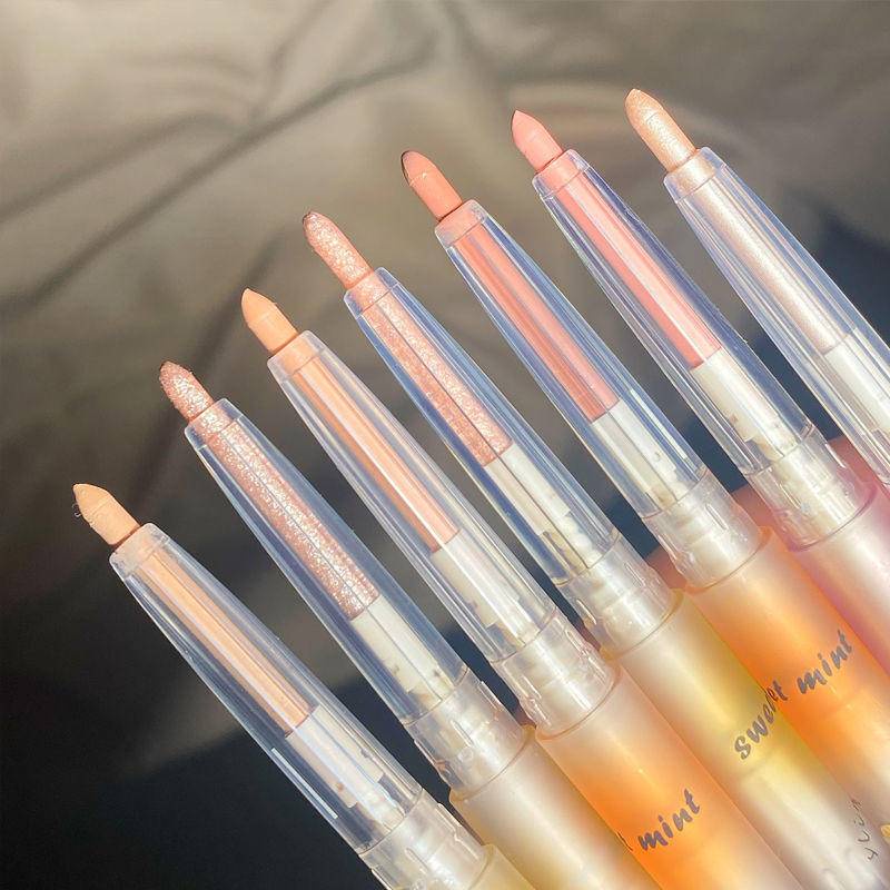 Bút Kẻ Mắt Kiêm Phấn Mắt 2 Trong 1 Lấp Lánh Lâu Trôi Chống Thấm Nước