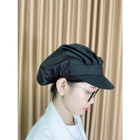 Nón lưới trùm tóc công nhân thực phẩm, mũ vải bảo hộ màu TRẮNG, XANH BIỂN, XANH LÁ, VÀNG