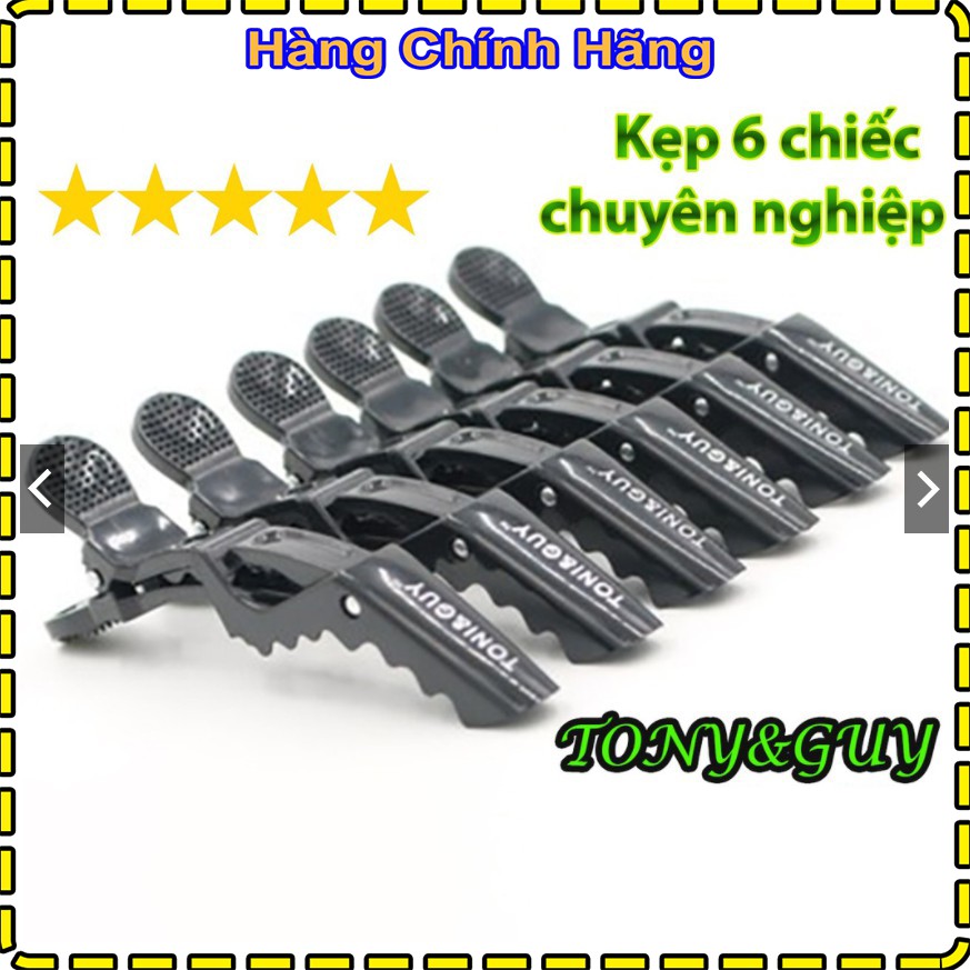 GIÁ SỈ  Kẹp vịt chia tóc TONY&amp;GUY 30k/ 6 cái ⭐ CÓ VIDEO HÀNG THẬT DO SHOP TỰ QUAY ⭐