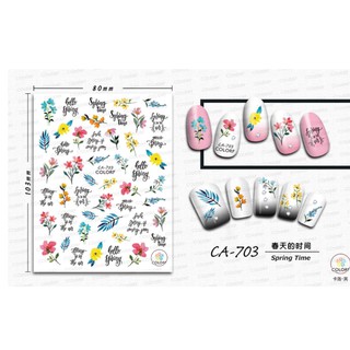 sticker hình hoa lá mẫu mới hot hit