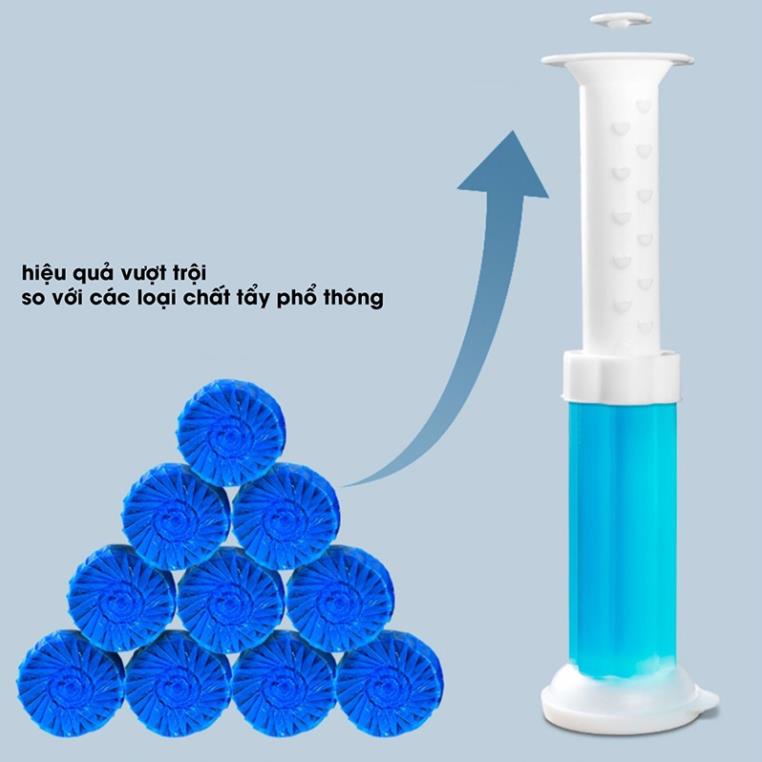 Gel thơm khử trùng bồn cầu - gel khử mùi bồn cầu dạng thạch hình bông hoa với 6 mùi hương