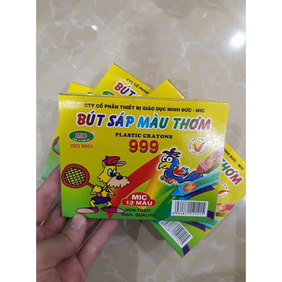 Hộp Bút Sáp Màu Thơm 12 Màu Sắc Tươi Mới - Bút Màu Cho Bé
