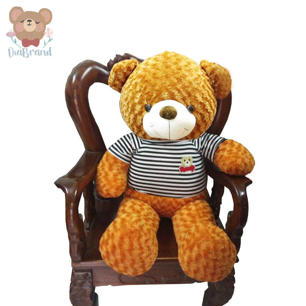 Gấu Bông Teddy Cao Cấp Áo Thun Khổ Vải 1m2 Cao 1M (NHIỀU MÀU) [ DIABRAND ]