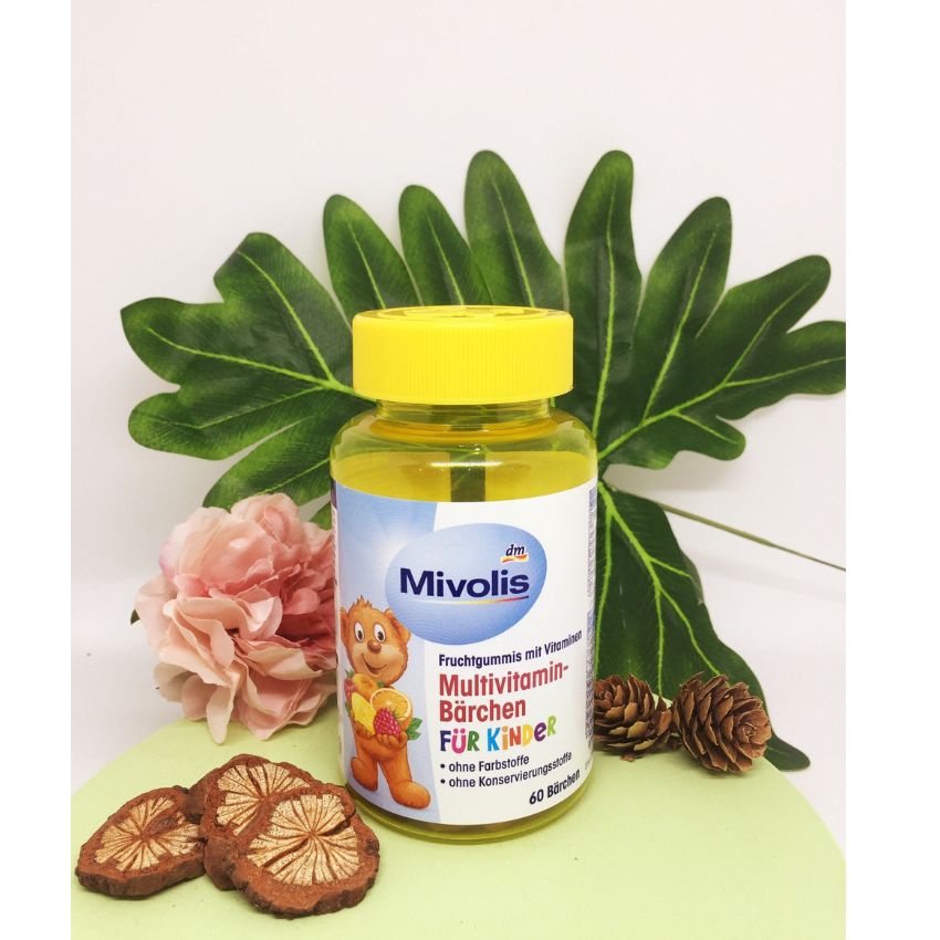 Kẹo gấu vitamin Mivolis Multivitamin Barchen Vị Trái Cây 60 Viên của Đức phù hợp Cho bé từ 4 tuổi trở lên