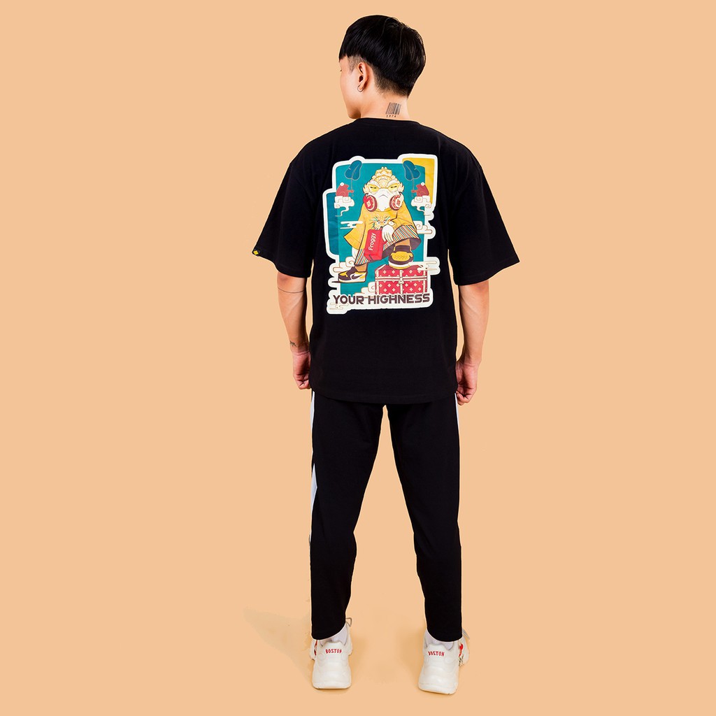 Áo thun tay lỡ nam nữ FROGGY phông unisex cotton cao cấp oversize form rộng hoạ tiết in hình thiết kế thời trang dạo phố | BigBuy360 - bigbuy360.vn