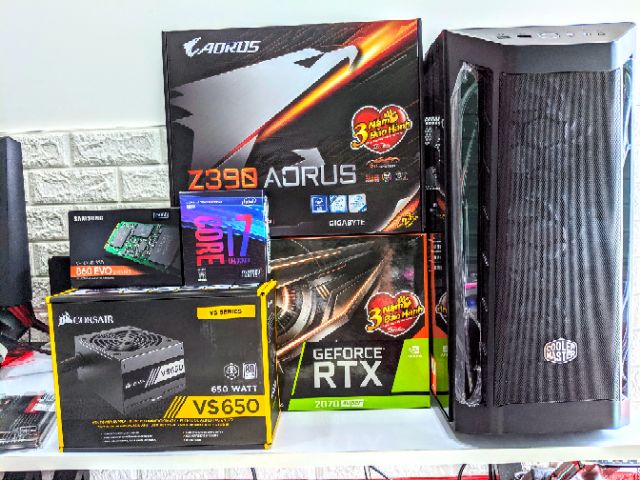 Siêu phẩm Pc Gaming : i7 8700K + RTX 2070 Super 8gb Oc