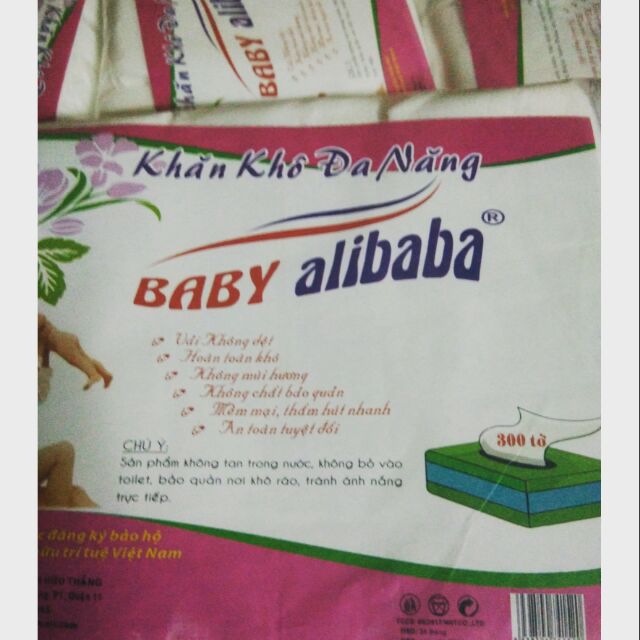 khăn khô đa năng 300 tờ