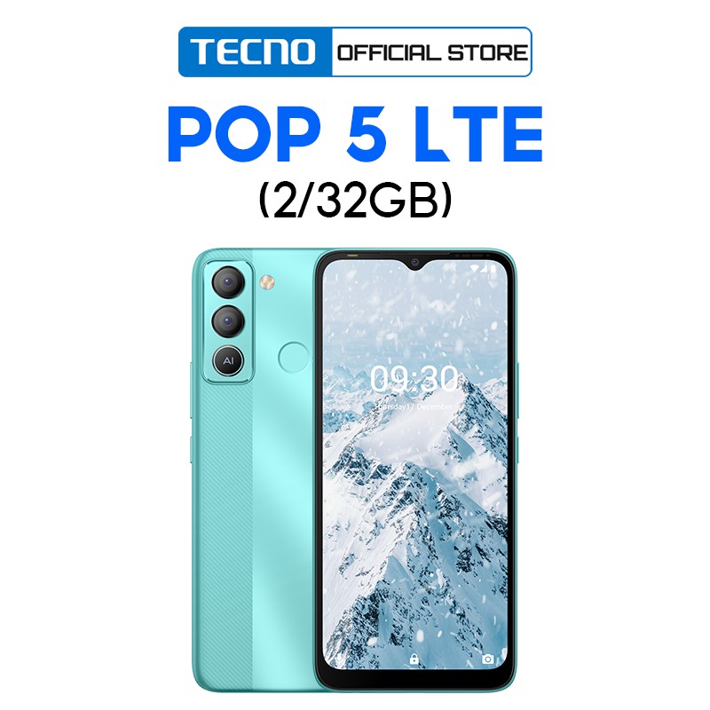 Điện thoại Tecno POP 5 LTE - 2GB +32GB - Màn hình 6.52 inch - Pin 5000 mAH