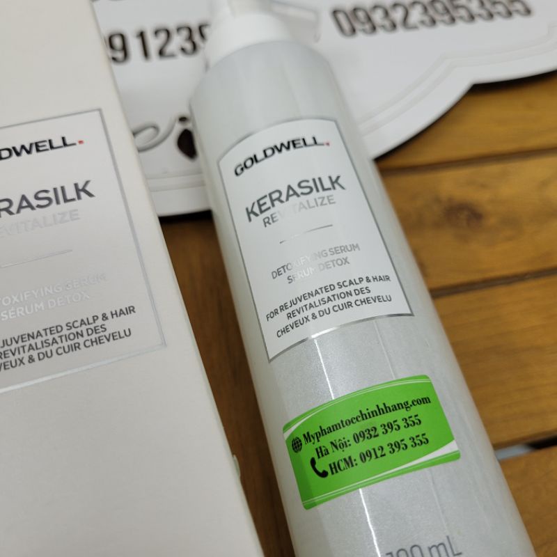 HUYẾT THANH THẢI ĐỘC GOLDWELL KERASILK REVITALIZE DETOXIFYING 100ML