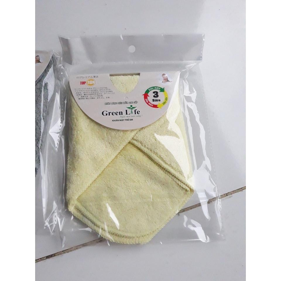 Khăn mặt trẻ em siêu mềm Green Life Topsun