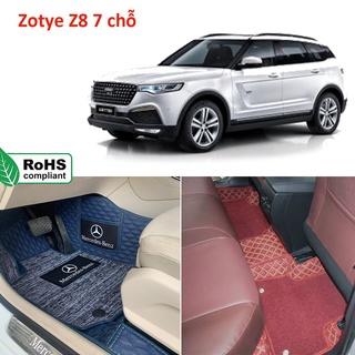 Thảm lót sàn 6d cao cấp zotye z8 7 chỗ phủ kín sàn xe, cách âm, chống nước hiệu quả