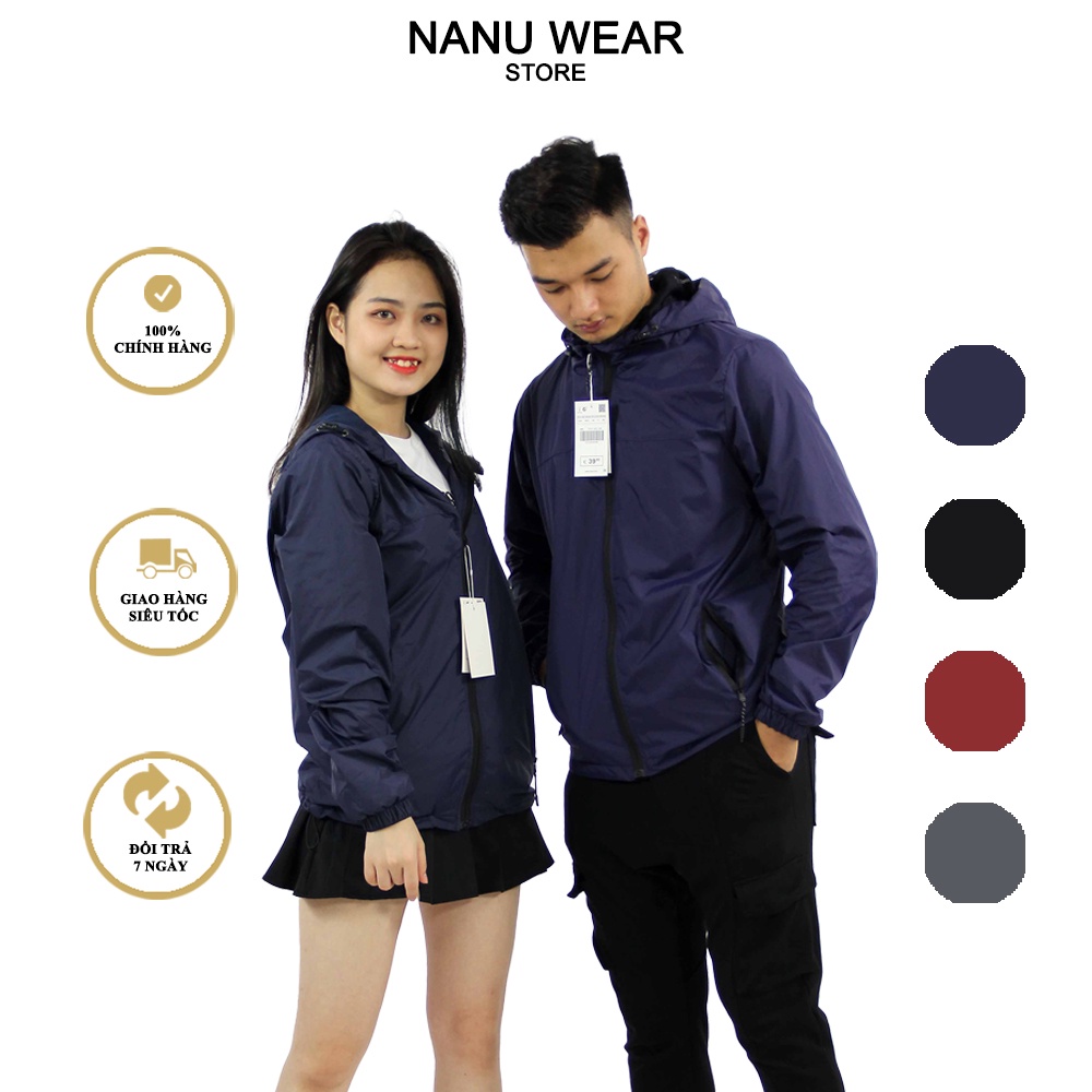 Áo khoác gió nam - nữ NANU WEAR ZR [chống gió, chống nước]