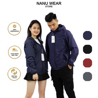 Áo khoác gió nam - nữ NANU WEAR ZR [chống gió, chống nước]
