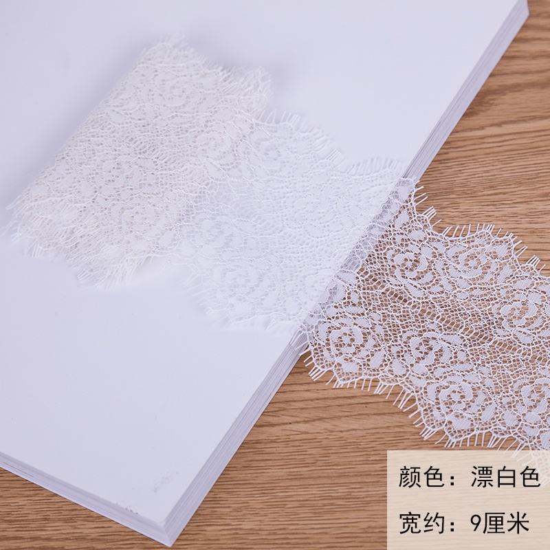 Cuộn Dây Ren 9cmx1.5m Nhiều Màu Sắc Dùng Làm Đồ Thủ Công