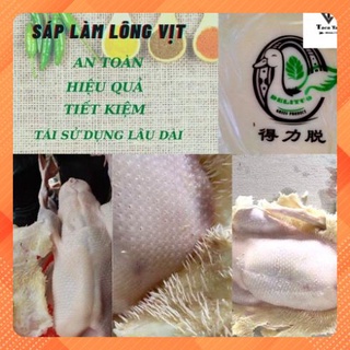 Sáp vịt sáp vặt lông gà, lông vịt gia cầm an toàn, hiệu quả
