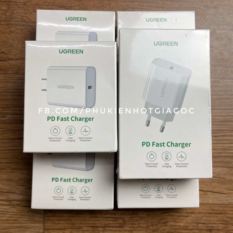Sạc nhanh chuẩn PD UGREEN fast charger 20W 1 cổng - HSHOP