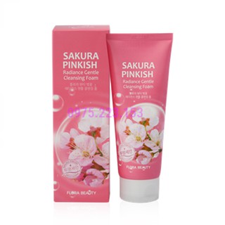 Sữa rửa mặt dưỡng trắng da hoa anh đào Flora Beauty Sakura Pinkish 150g