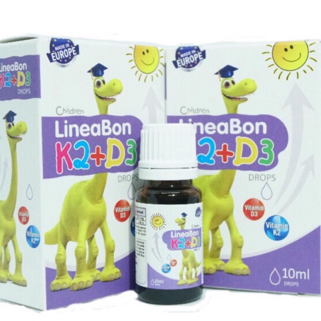 K2D3 Lineabon [ kèm quà tặng hoặc mã giảm giá ], dùng cho trẻ sơ sinh và trẻ nhỏ
