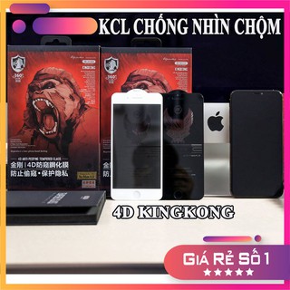 KÍNH CƯƠNG LỰC CHỐNG NHÌN CHỘM 4D KINGKONG | Full Dòng Iphone - Hàng Chính Hãng - thegioiphukien_sma - 11026