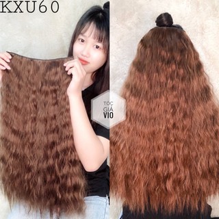 [CAO CẤP]<HÌNH THẬT> TÓC KẸP XÙ 60CM