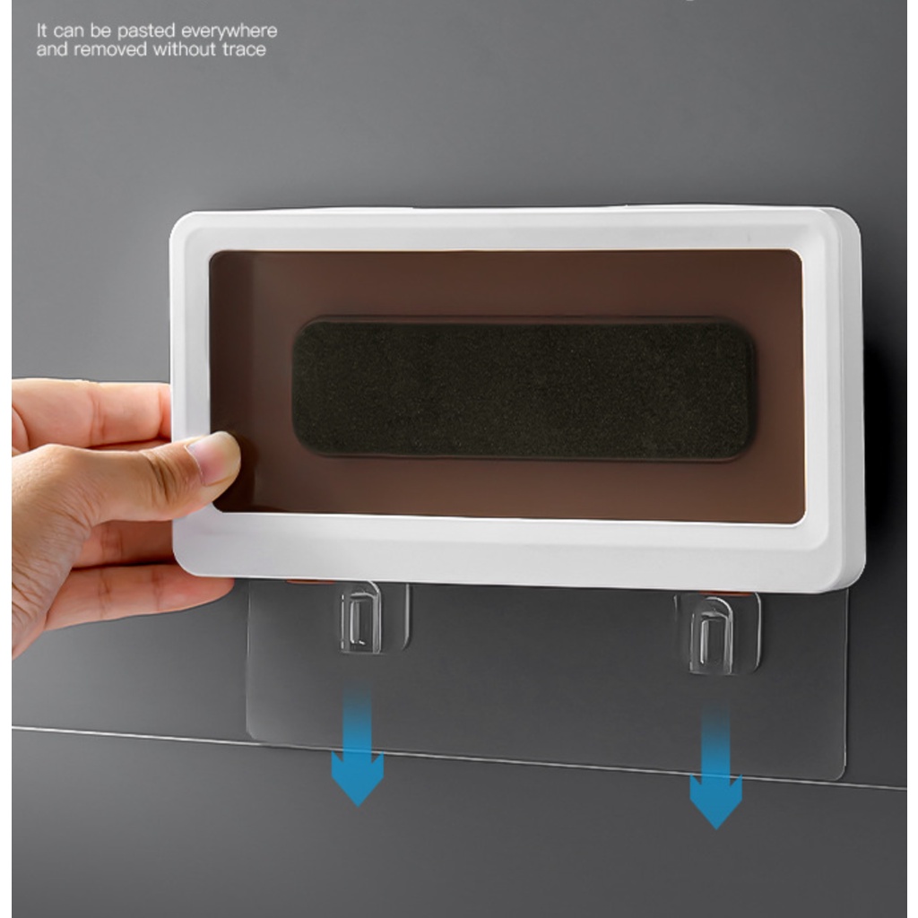 Hộp Đựng Điện Thoại Chống Nước Chống Sương Mù Không Cần Khoan Tường Dùng Trong Phòng Tắm