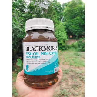 Viên dầu cá không mùi Blackmores Fish Oil Mini Caps 400 viên