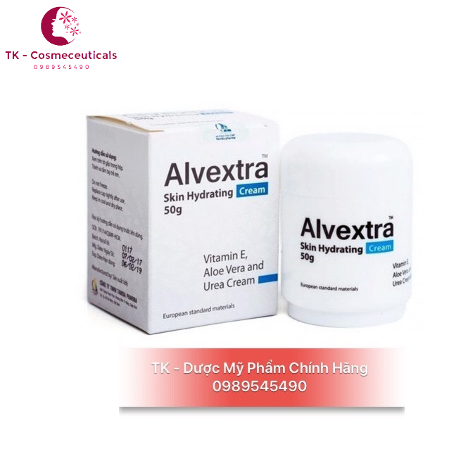 Kem Dưỡng Ẩm Alvextra Skin Hydrating Cream Giúp Giữ Ẩm Và Tái Tạo Da, Dùng Trong Trường Hợp Da Khô, Nám Da