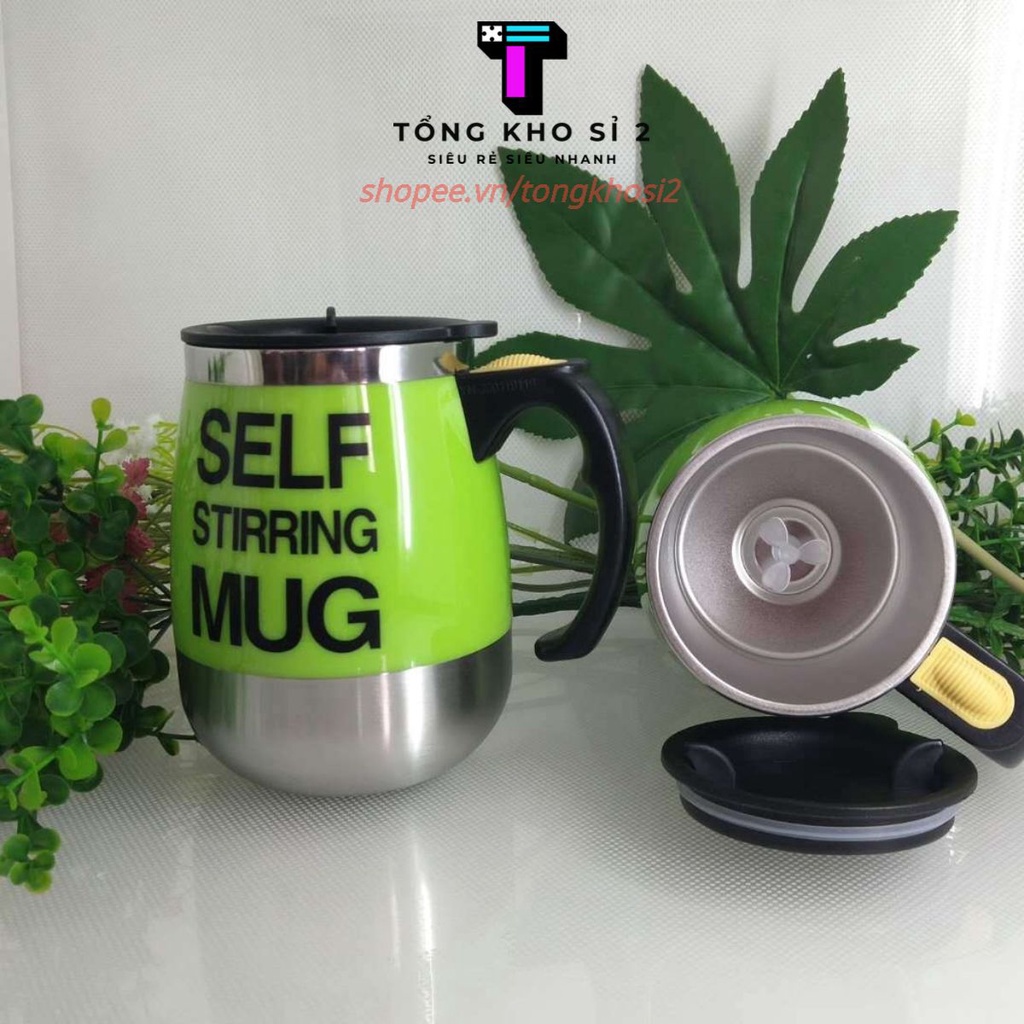 PVN32285 Cốc Pha Cà Phê Tự Khuấy Thông Minh Self Stirring Mug 450ml T2