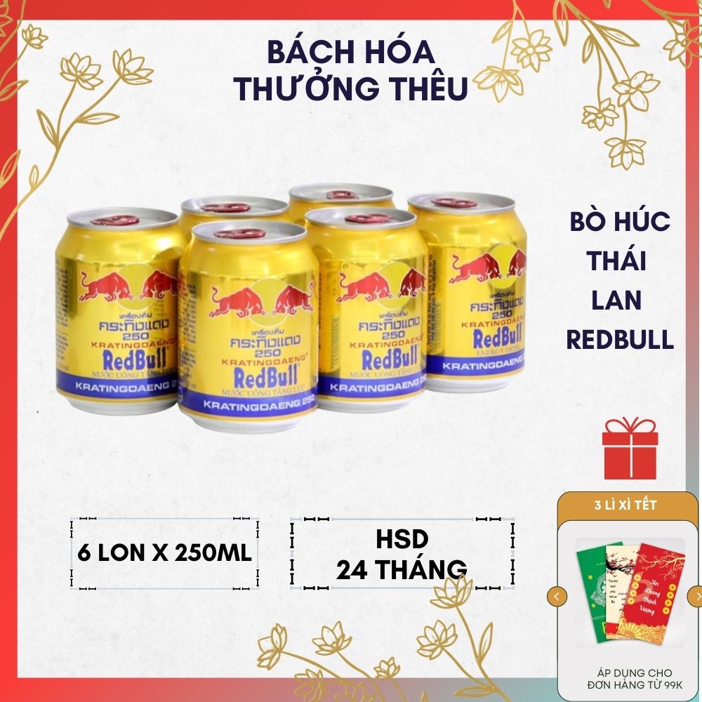 Nước uống tăng lực Redbull 250ml_Thái Lan