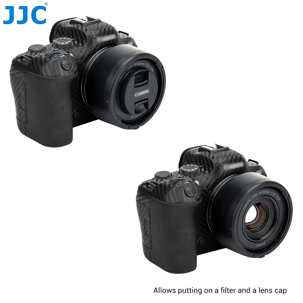 JJC Loa Che Nắng Cho Máy Ảnh Ngàm RF Của Canon EOS R100 R50 R10 R8 R7 R6 Mark II R5 R5C R3 RP Ra R thay thế EW-52 EW-53 EW-55 ET-60B EW-60F EW-63C ES-65B EW-65C EW-73D EW-73E ET-74B ET-77 EW-78F EW-88E ET-88B ET-101