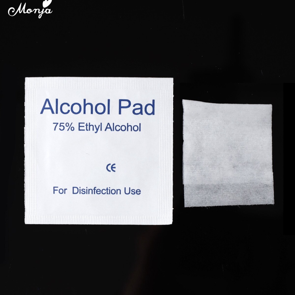 MONJA Set miếng keo dán hai mặt hỗ trợ dán móng tay giả 4 món tiện dụng