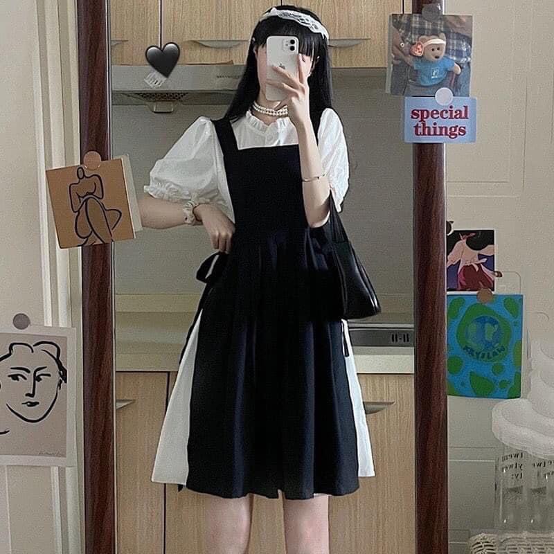 [Mã SKAMLTSW8 giảm 10% đơn 100K] 🌼 Set váy trắng kèm yếm nữ 🌼 | BigBuy360 - bigbuy360.vn