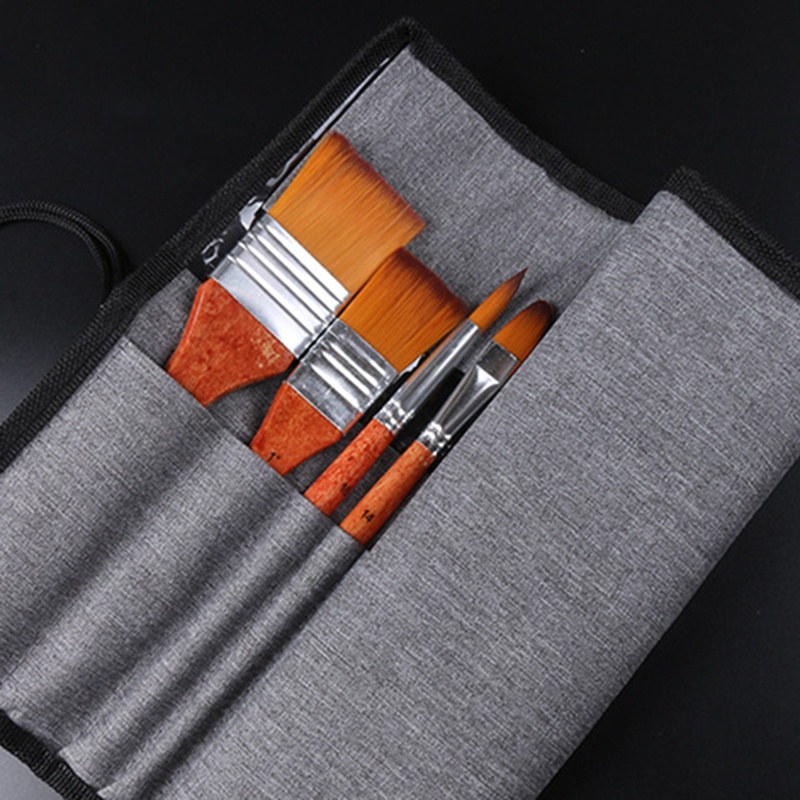 Set 24 Cọ Vẽ Màu Nước Chất Liệu Acrylic Tiện Dụng Cho Học Sinh