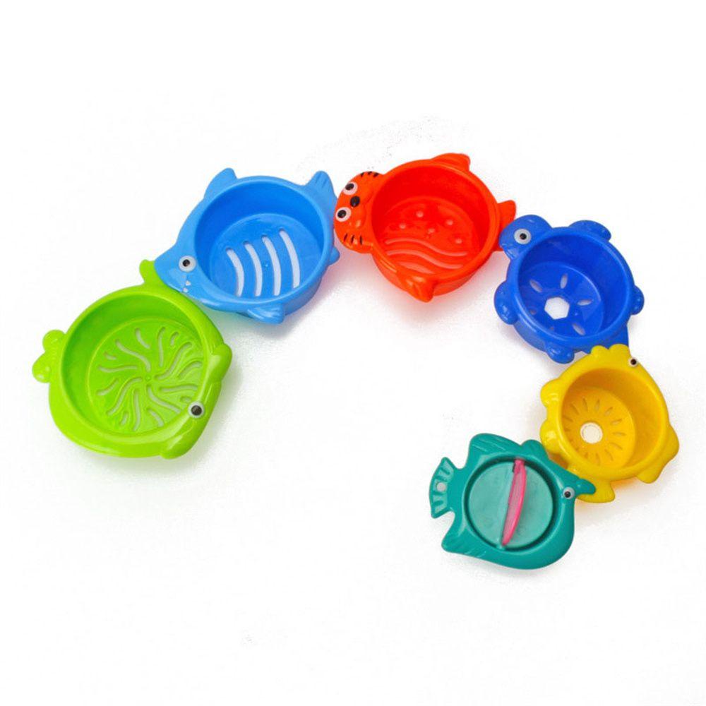 Set 6 Cá Giả Nổi Trên Mặt Nước Cho Bé Chơi Khi Tắm
